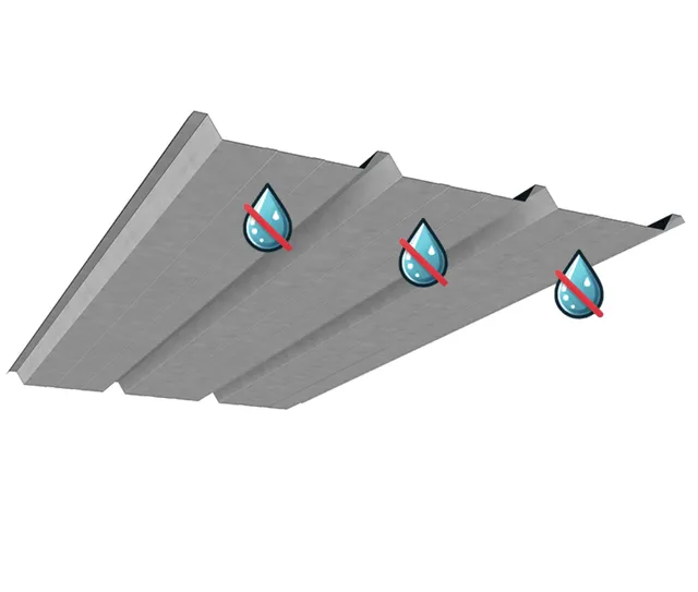 Abri Français bac acier gris anthracite RAL7016 63/100